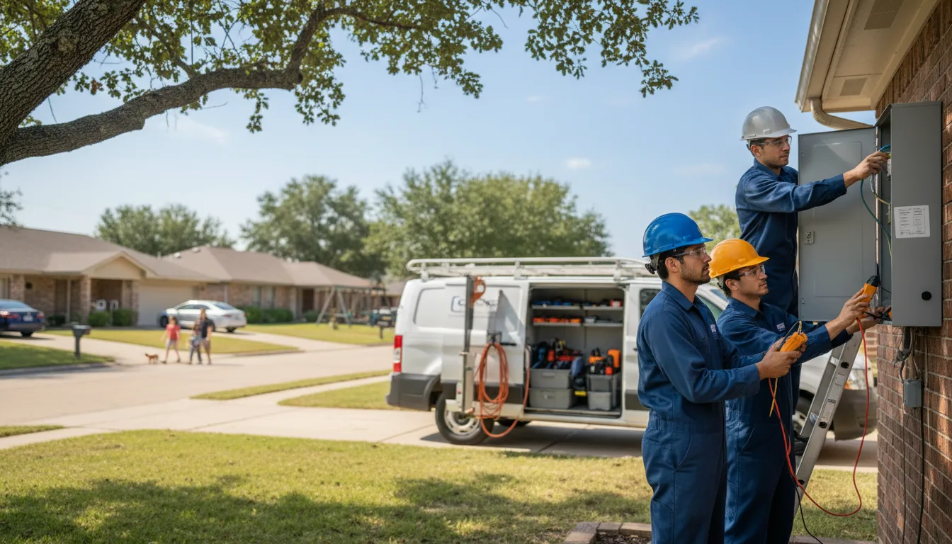 Certified electrician providing emergency electrical services in Plant City, FL